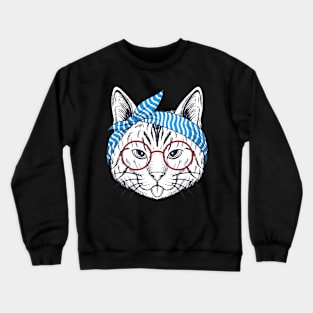 Cute cat Crewneck Sweatshirt